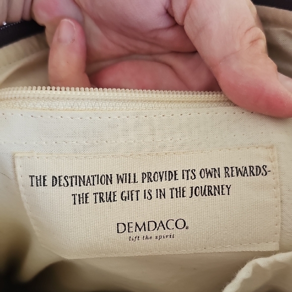 Demdaco "Your Journey" Multicolor Patchwork Crossbody Bag - Picture 4 of 13